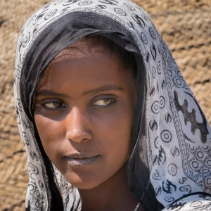 Afar woman with the mariin phenotype.