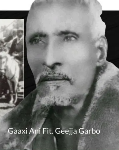 Hadiya Sidamo leader Gaaxi Ani Fit. Geejja Garbo with the mariin ("red-brown") phenotype widespread among the Cushitic peoples.