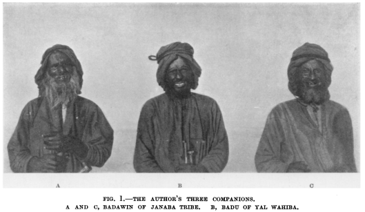 South Arabian men of the Janaba and Yal Wahiba tribes. Besides the fact that the Levantine Natufians did not carry any mutations associated with lighter coloration, the idea that these ancient individuals were deeply pigmented is also suggested by the dark skin complexion of the modern Semitic peoples who carry the most Natufian ancestry. Among these "pure" Semites are the Janaba and Yal Wahiba, who have many members that are quite literally black-skinned.