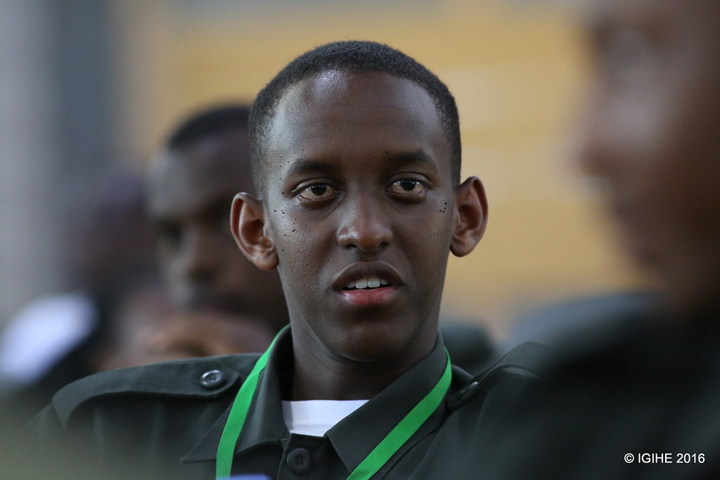 Brian Kagame, son of Paul Kagame. Brian's physiognomy shows fewer exotic influences than his father. This is more typical for the Tutsi-Hima Bantus, as they have less Cushitic admixture than the Maasai Nilotes (~20% on average).