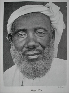 Tippu Tip (Swahili Bantu), a Zanzibari slave trader with another example of the typical physiognomy of the Swahili Bantus. Genomic analysis indicates that modern Swahili individuals are predominantly of Bantu origin (~80%), with low-to-moderate Eurasian admixture (under 20%) mostly derived from Persians in the Comoros and earlier Cushitic peoples on the Swahili Coast. This explains why the Swahili Bantus often resemble African American/Afro-Caribbean and Tutsi-Hima individuals since these groups share a similar level of non-African admixture, superimposed on a Niger-Congo/Nilo-Saharan ancestral base.